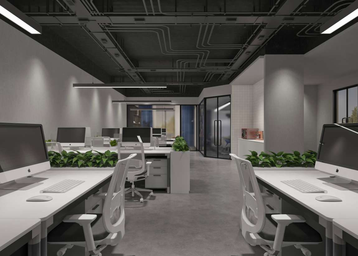 鄭州傳媒公司辦公室設計裝修