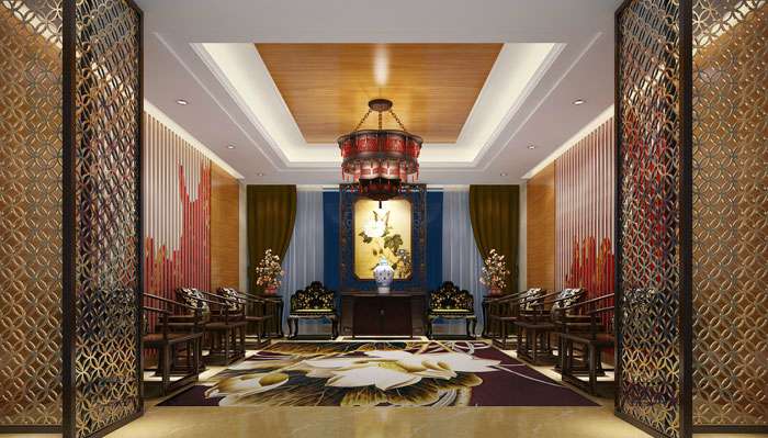 中式風(fēng)格私人會所裝修設(shè)計(jì)