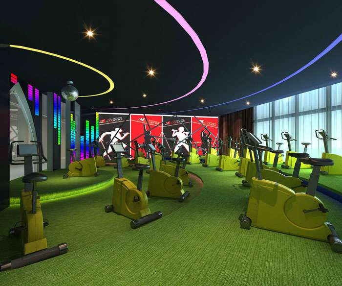 健身會所設計裝修效果圖