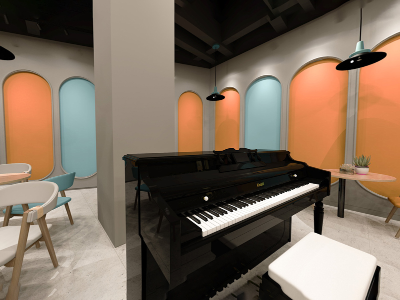 160平米咖啡廳裝修改造設(shè)計(jì)效果圖