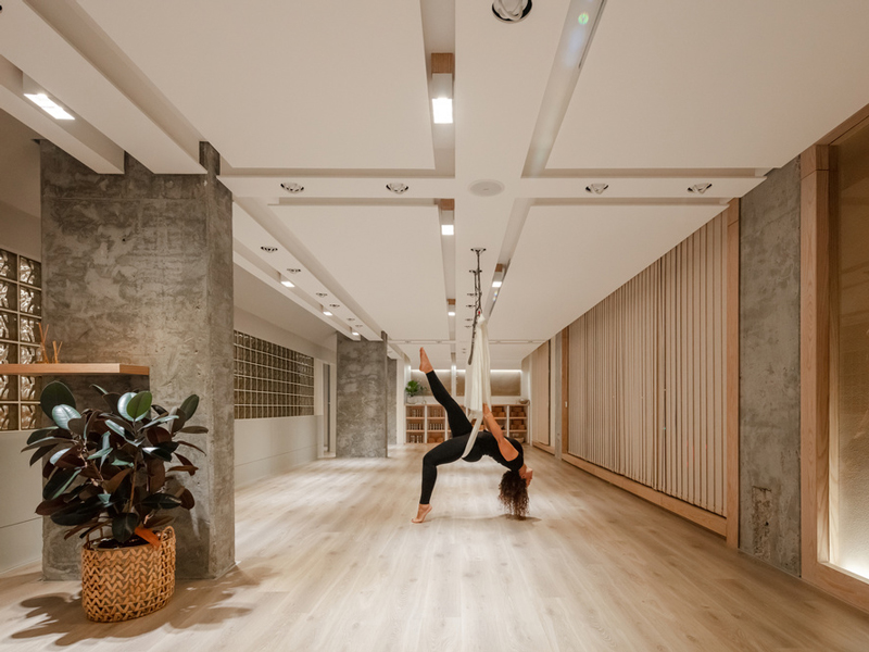 鄭州瑜伽工作室裝修設計效果圖
