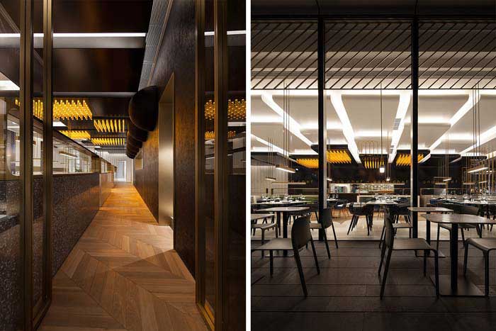 450m2精品西餐廳設(shè)計效果圖