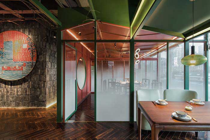 260平米鄭州精品餐廳設計效果圖