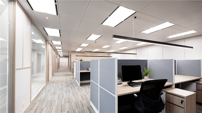 300平極簡主義辦公空間設(shè)計效果圖