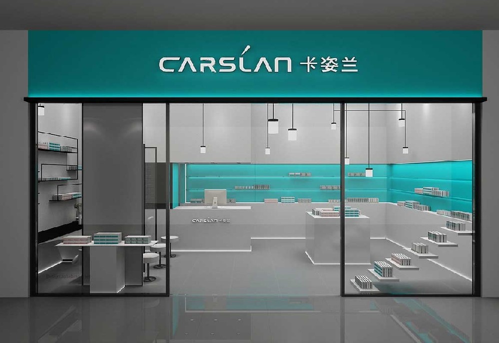 85平米化妝品專賣店設(shè)計效果圖