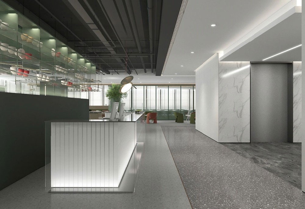 830平米現(xiàn)代辦公空間設計裝修效果圖