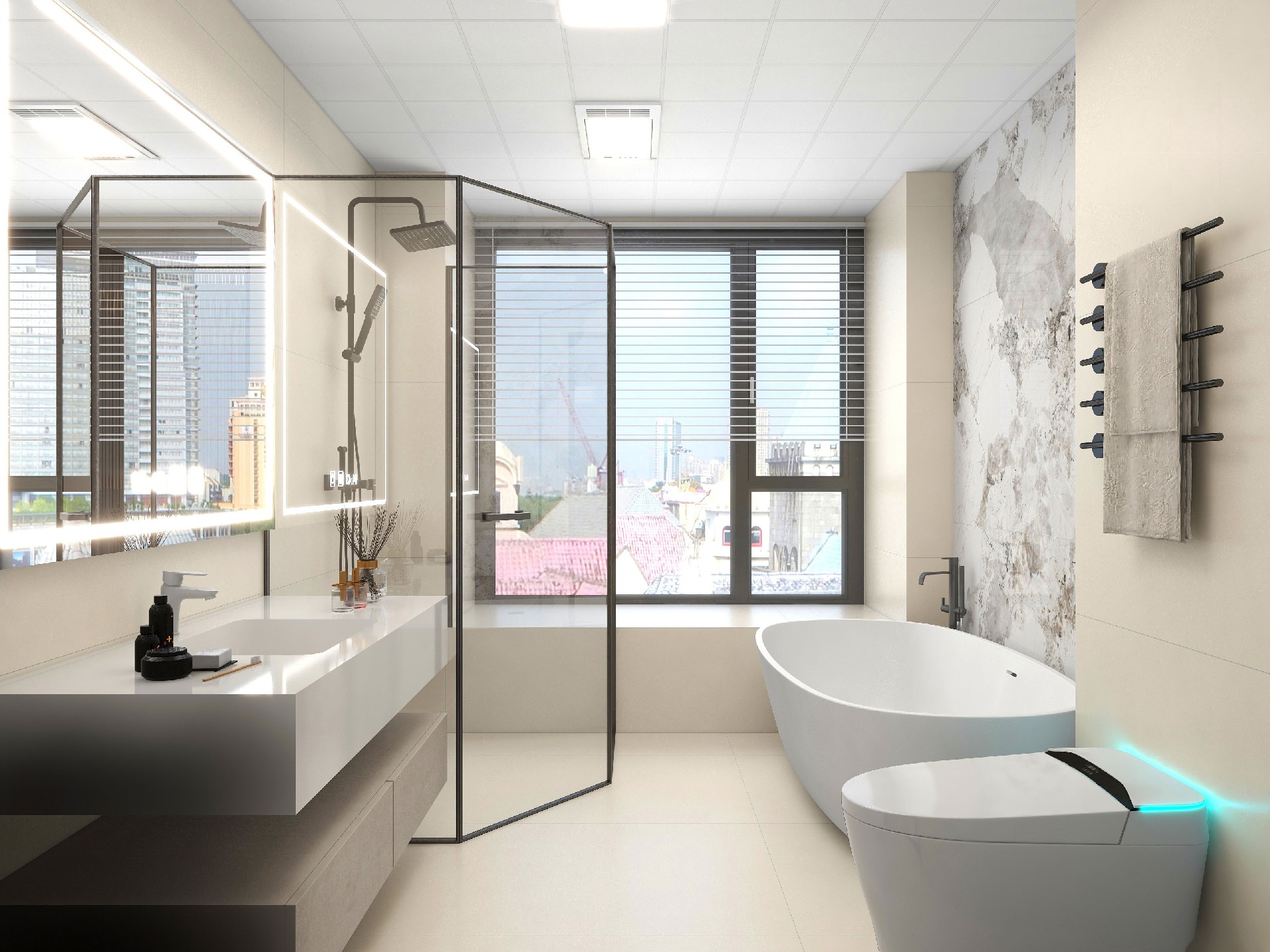 陽光城檀悅129平米奶油風(fēng)格四居室裝修效果圖