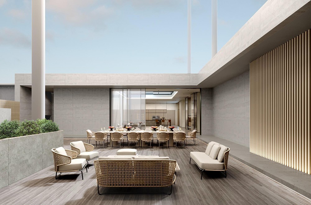 2100平米新鄭企業(yè)辦公樓設計效果圖