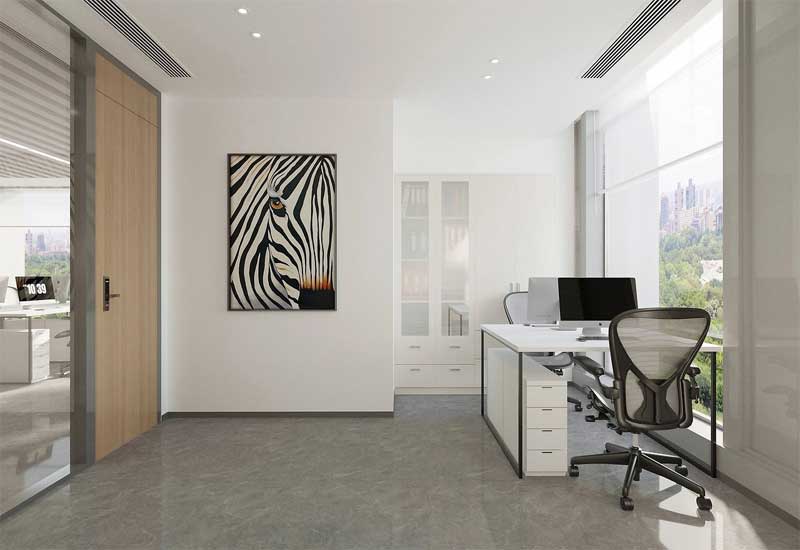 鄭州50-100㎡辦公室裝修費用多少？設計工期及材料報價詳解