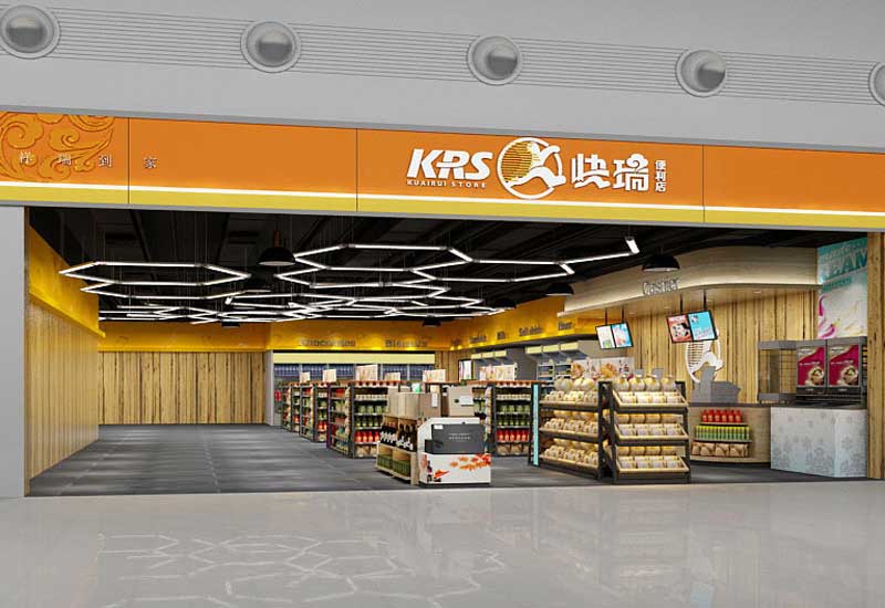 鄭州100㎡便利店裝修施工報價：常規布局及基礎材料成本